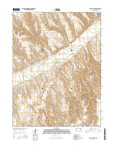 Crosby Creek 2015 topographic map thumbnail