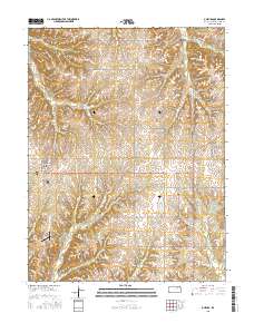 Olsburg 2015 topographic map thumbnail