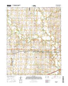 Benton 2015 topographic map thumbnail