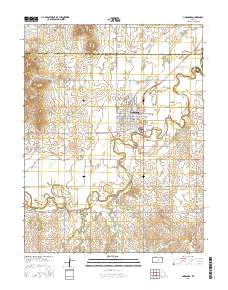 Lindsborg 2015 topographic map thumbnail