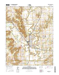 Neodesha 2016 topographic map thumbnail