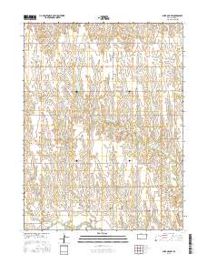 Burr Oak NW 2015 topographic map thumbnail