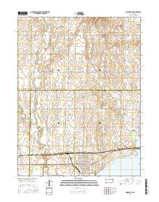 Cawker City 2015 topographic map thumbnail