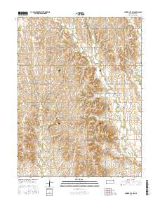 Cawker City NW 2015 topographic map thumbnail