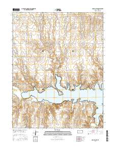 Cedar Bluff 2016 topographic map thumbnail