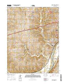 Bonner Springs 2015 topographic map thumbnail