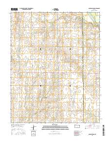 Geuda Springs 2015 topographic map thumbnail