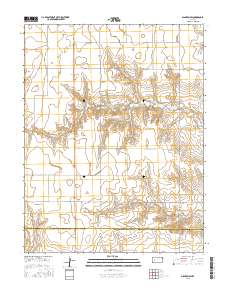 Dighton SW 2015 topographic map thumbnail