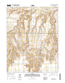 Cheyenne Creek 2015 topographic map thumbnail