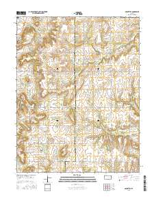Garnett SE 2015 topographic map thumbnail