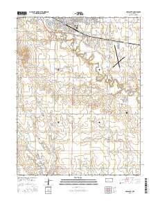 Hays South 2015 topographic map thumbnail