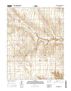 Mattox Draw SE 2015 topographic map thumbnail