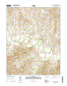 Medicine Lodge SW 2015 topographic map thumbnail