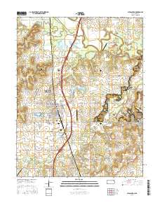 Pleasanton 2016 topographic map thumbnail