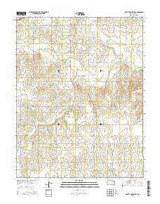 Pretty Prairie SW 2015 topographic map thumbnail
