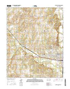 Coffeyville West 2016 topographic map thumbnail