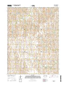 Cora 2015 topographic map thumbnail