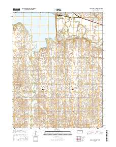 Glen Elder South 2015 topographic map thumbnail