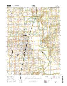 Chanute 2015 topographic map thumbnail