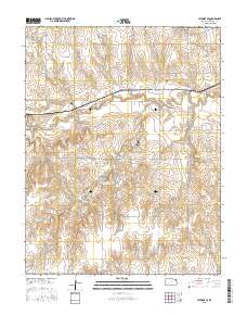 Jetmore SE 2015 topographic map thumbnail