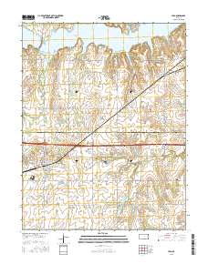 Lebo 2015 topographic map thumbnail