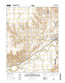 Lakin 2016 topographic map thumbnail