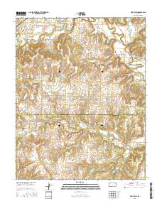 Oak Valley 2015 topographic map thumbnail