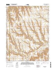 Oberlin SW 2015 topographic map thumbnail
