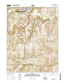 Osawatomie 2015 topographic map thumbnail
