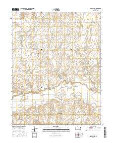 Ness City SE 2015 topographic map thumbnail