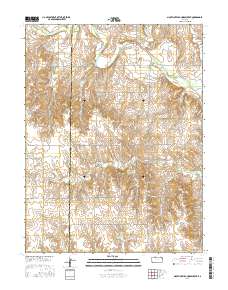 Mouth of Wild Horse Creek 2016 topographic map thumbnail