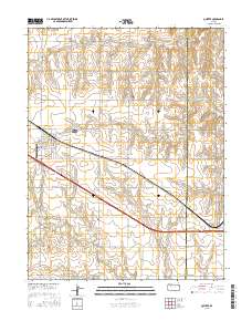Quinter 2015 topographic map thumbnail