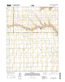 South of Twin Butte 2016 topographic map thumbnail