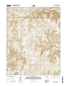 Severy South 2015 topographic map thumbnail