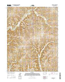 Oskaloosa 2015 topographic map thumbnail