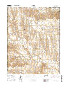 Harris Draw East 2015 topographic map thumbnail