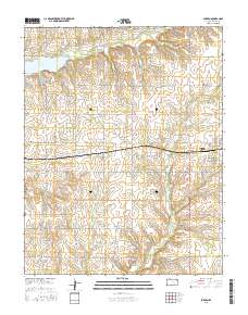 Burden 2015 topographic map thumbnail