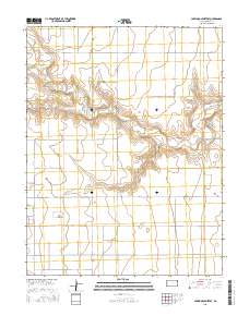 Carwood Cemetery 2015 topographic map thumbnail