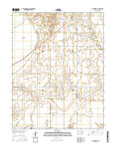 Ellinwood NE 2016 topographic map thumbnail