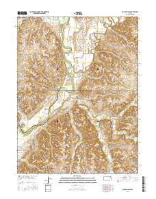 Blue Rapids SE 2015 topographic map thumbnail