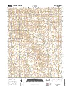 Bachelors Run 2015 topographic map thumbnail