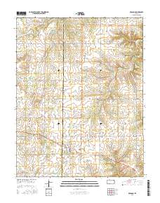Bronson 2016 topographic map thumbnail