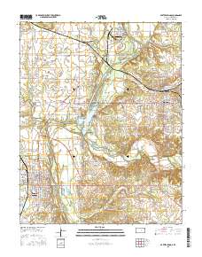 Baxter Springs 2015 topographic map thumbnail