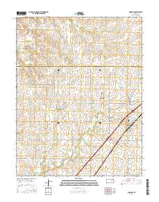 Cassoday 2015 topographic map thumbnail