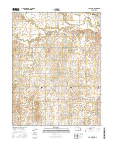 Clay Center SW 2015 topographic map thumbnail