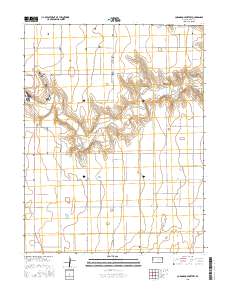 Coronado Cemetery 2015 topographic map thumbnail