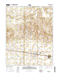 Burrton 2015 topographic map thumbnail