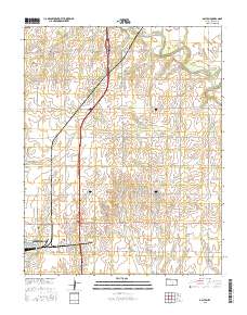 Dalton 2015 topographic map thumbnail