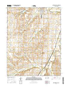 Cottonwood Falls 2015 topographic map thumbnail