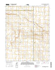 Colony Township West 2016 topographic map thumbnail